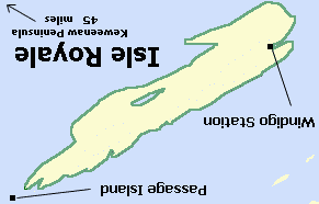 Map of Isle Royale